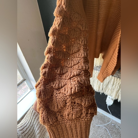 SHEIN salmon color cardigan size 2x - Picture 3 of 4